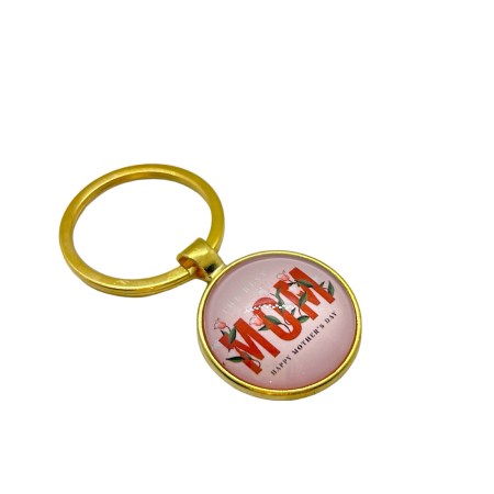 keychain goldplated MOM HAPPY MOTHER S DAY